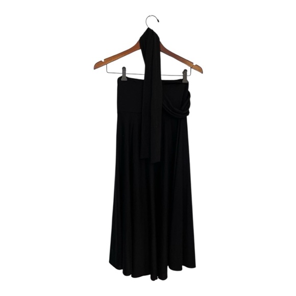 Black Convertible Strapless Dress Multiway Resort Dress Size S - Picture 1 of 9